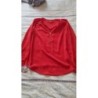 Blouse rouge T 38