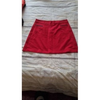 Jupe rouge Camaïeu T38