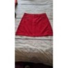 Jupe rouge Camaïeu T38