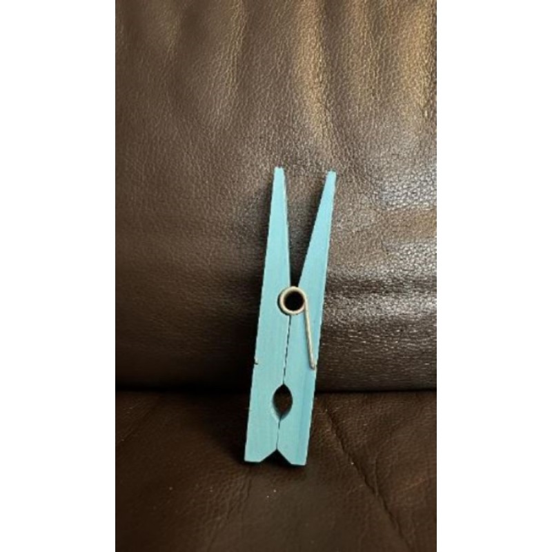 Pince à linge géante bleu 24cm