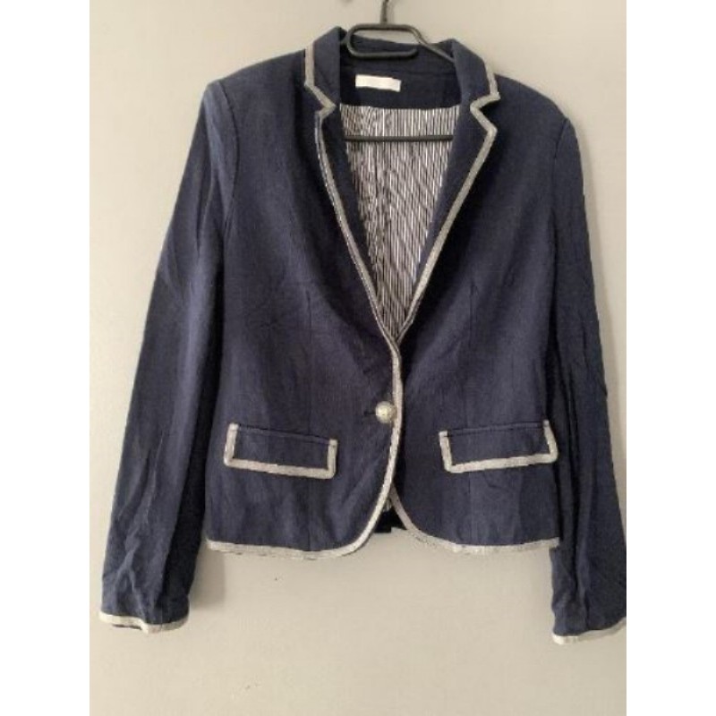 Veste blazer bleu marine et gris Promod taille 40