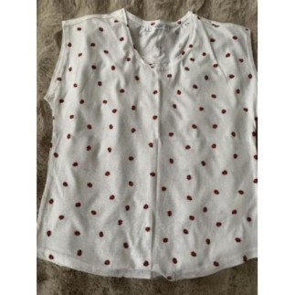 TEE shirt femme blanc avec...