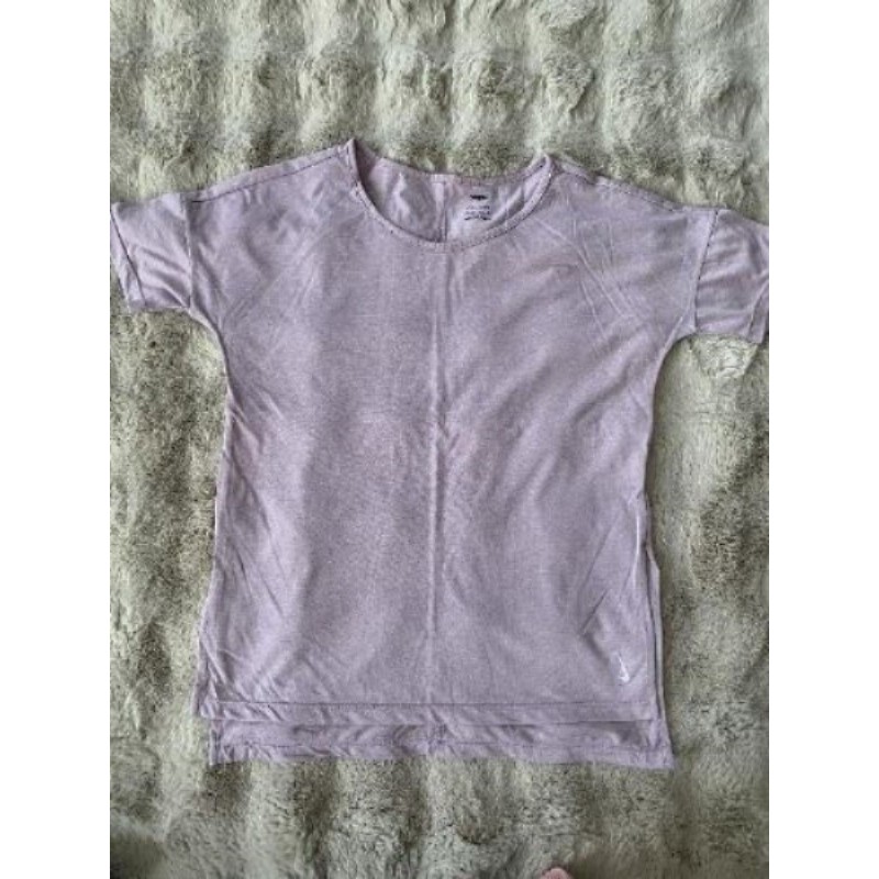 TEE shirt femme lavande Nike Yoge dry dit taille XS