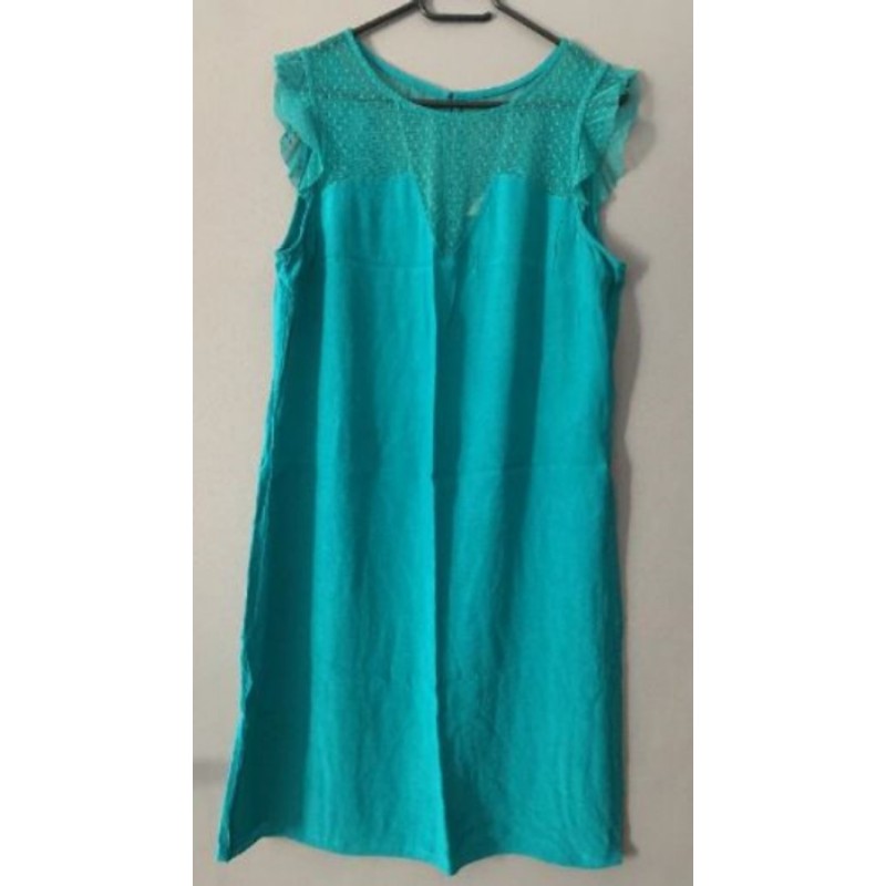Robe été femme couleur Émeraude réf BENR121A taille 42