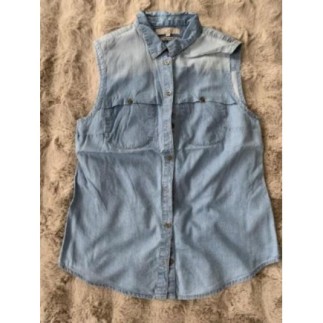 Chemise en jeans sans...