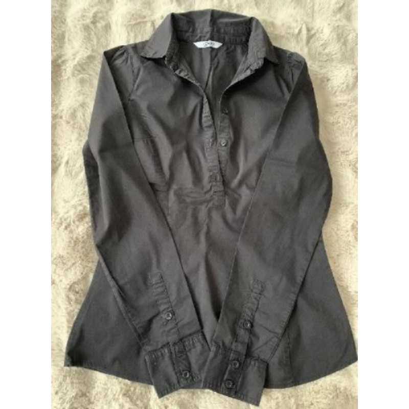 Chemise noire femme Pull & Bear taille M