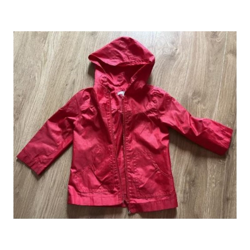 Imper rouge Vynil fraise 3 ans