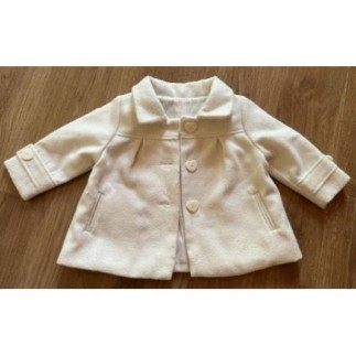 Blouson blanc 9-12 mois