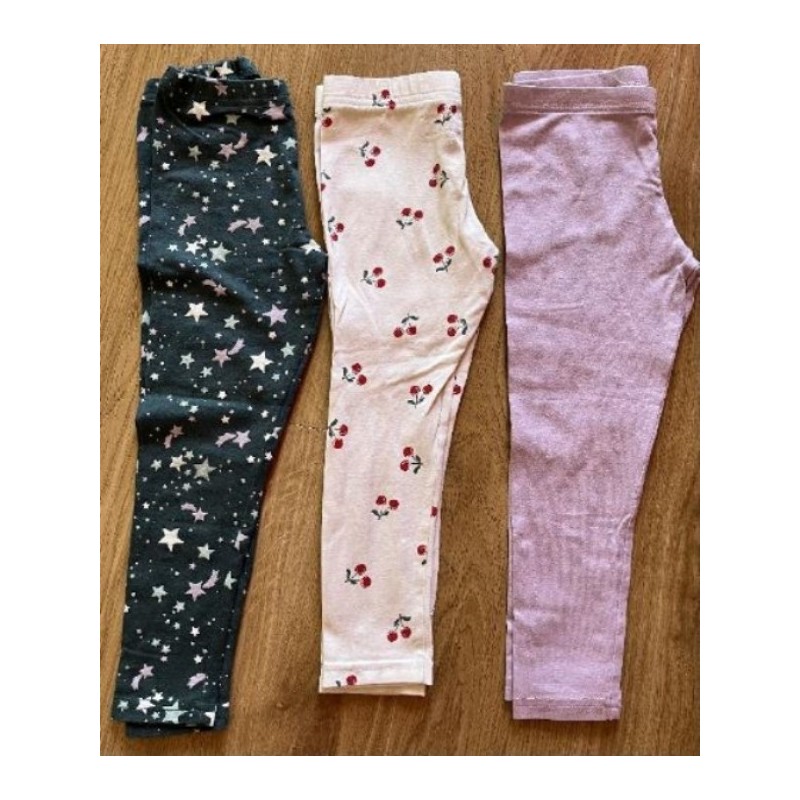 Lot 3 leggings 4-5 ans