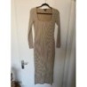 Robe Longue beige