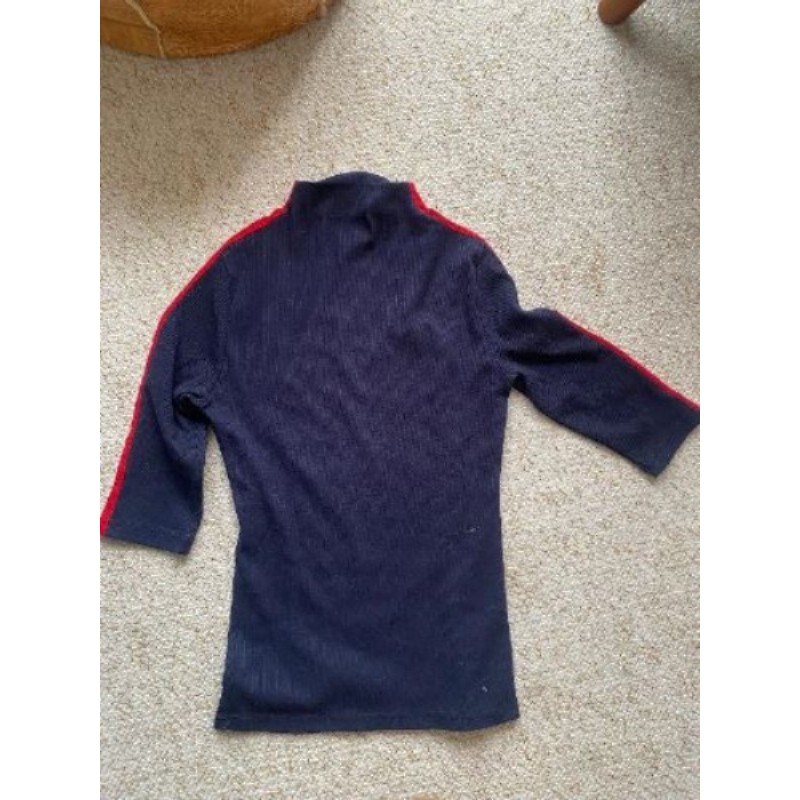 Col roulé bi couleur