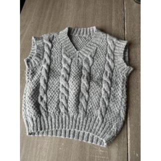 Pull laine sans manches...