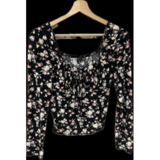 Top manches longues noir...