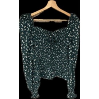 Top manches longues vert et...