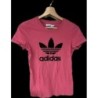 T-shirt adidas rose logo noir taille 36