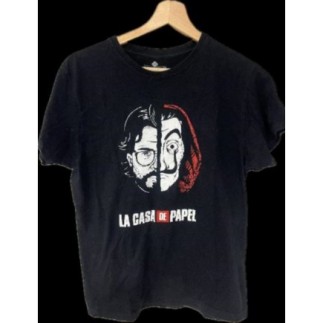 T-shirt noir casa de papel...