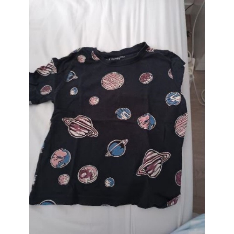 Tee shirt 3/4 ans planète 