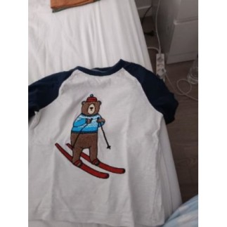 Tee shirt  ours 3/4 ans 