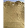 T-shirt homme - La Redoute - 100 % Coton - Jaune moutarde - Taille L - NEUF 