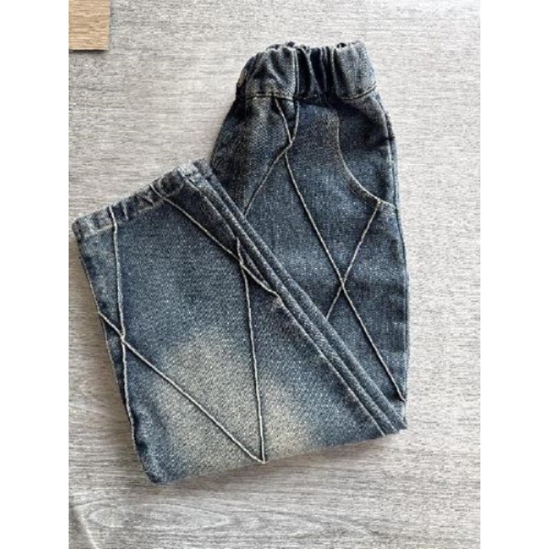 Jean boyfriend - Taille Haute - Très Mode ! pour Fille Ado - 12 - 13 ans 