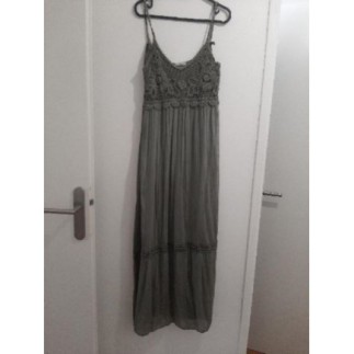 Robe à bretelles Kaki