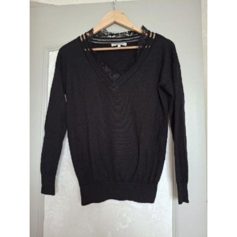 PULL FEMME NOIR "MORGAN" TAILLE M