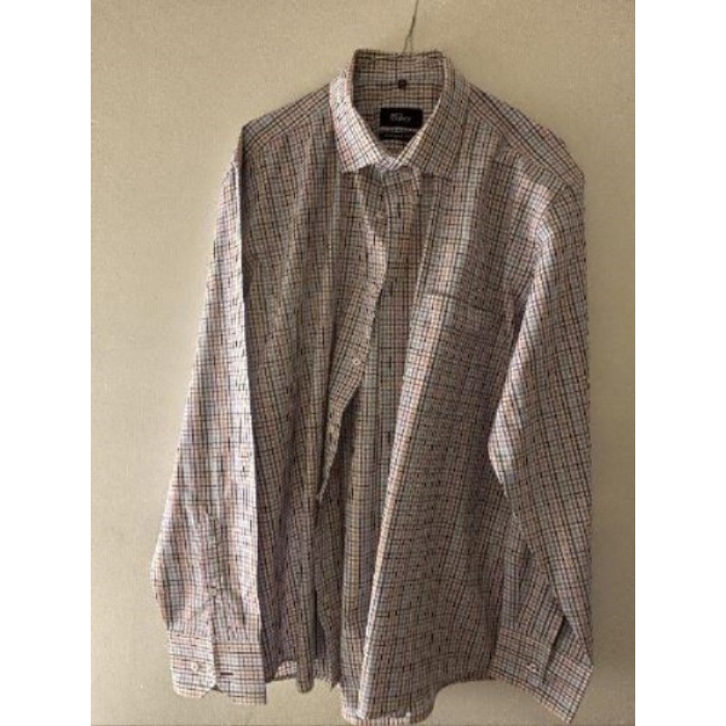 Chemise homme à carreaux manches longues - Yves Dorsey - Taille 45-46