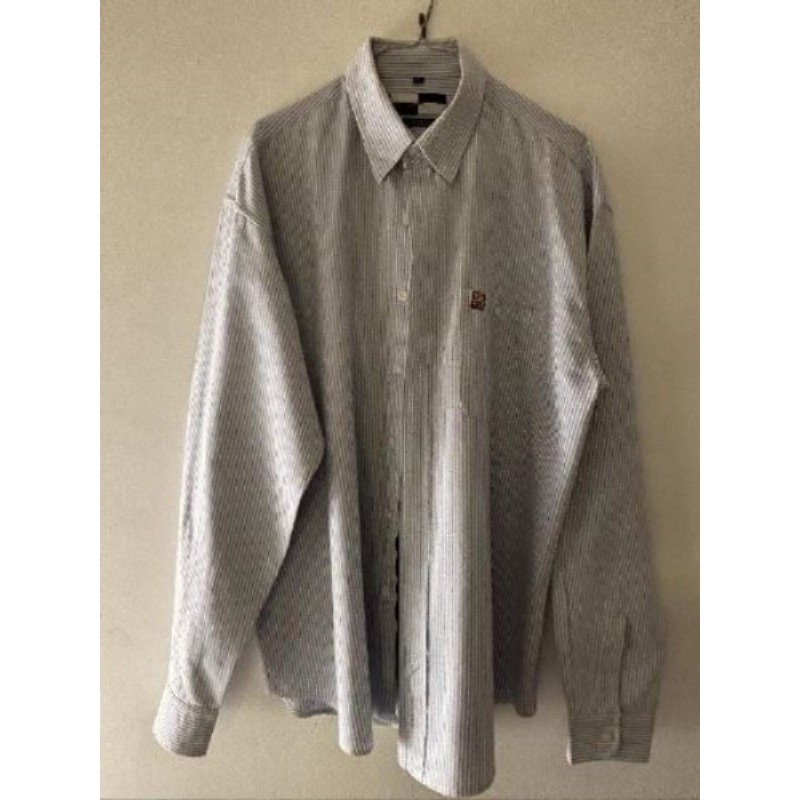 Chemise homme à rayures manches longues - QUINZE TREIZE - Taille XXL 