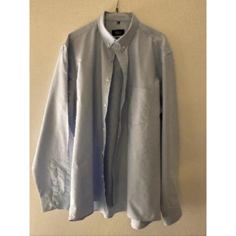 Chemise homme bleu manches longues - Yves Dorsey - Taille 45-46 