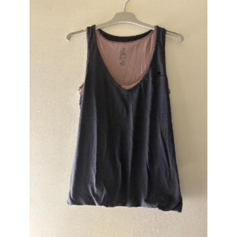 Débardeur femme gris et rose - Decathlon - Taille 40 