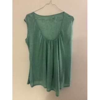 Débardeur femme vert -...