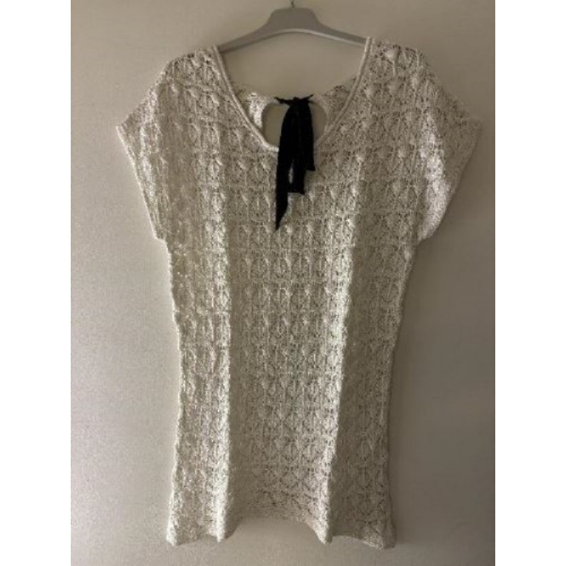 Haut femme blanc sans manche - Taille 42 