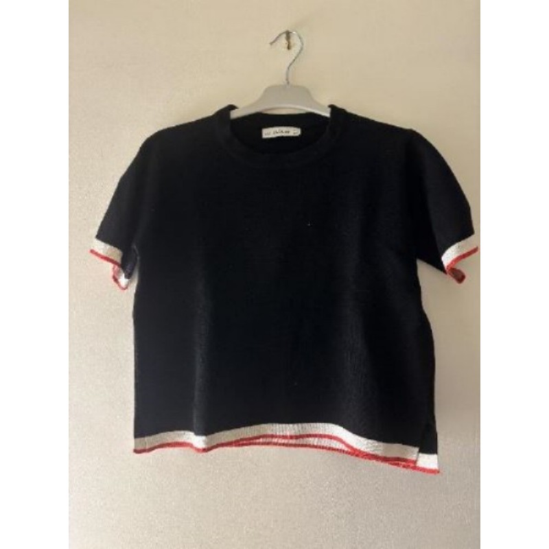 Haut femme noir manches courtes - ZARA - Taille S 
