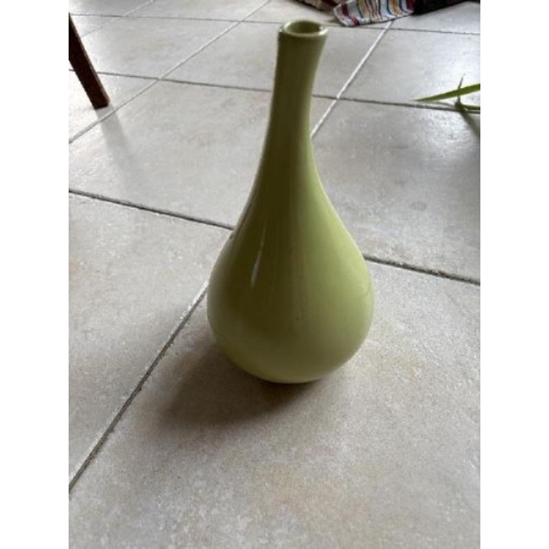 Vase uniflore vert