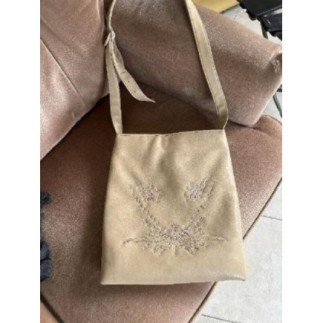 Sac à main bandoulière beige