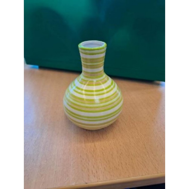 Petit Vase rayure Vert