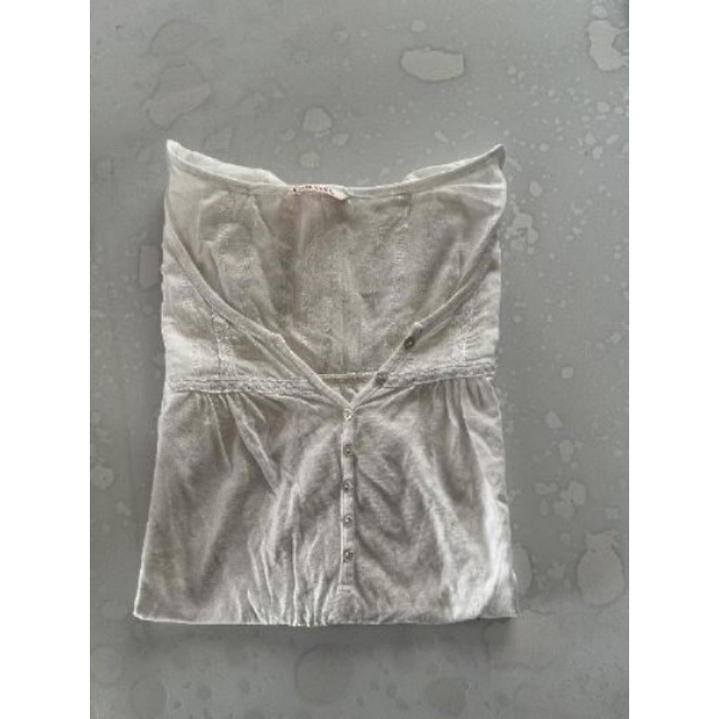 TUNIQUE BLANCHE CAMAÏEU TAILLE XL