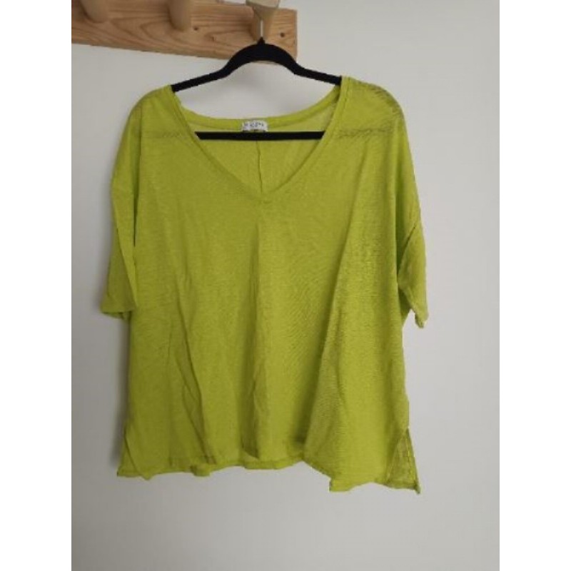 VR petit haut femme vert 