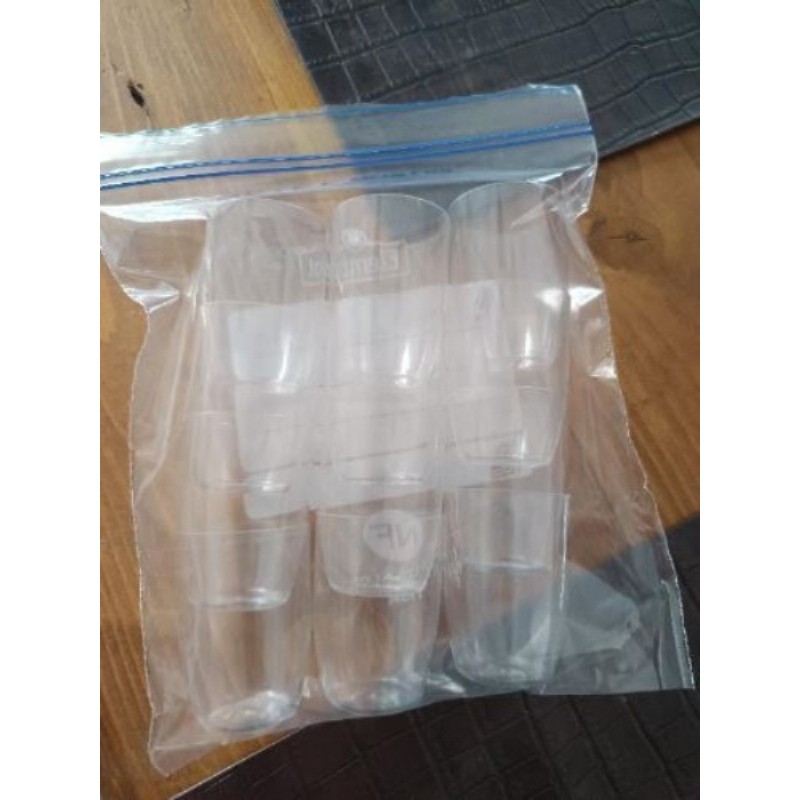 Verrines plastique neuve lot 12