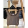 débardeur marron, New Yorker taille S