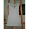Débardeur femme blanc Taille M neuf 