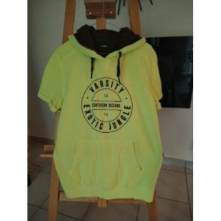 Sweat manches courtes à...