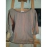 Haut femme T 36 brun