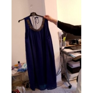 Robe bleue neuve colle...