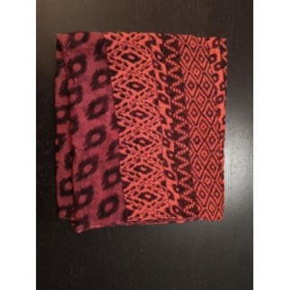 Tour de cou été rose/noir 