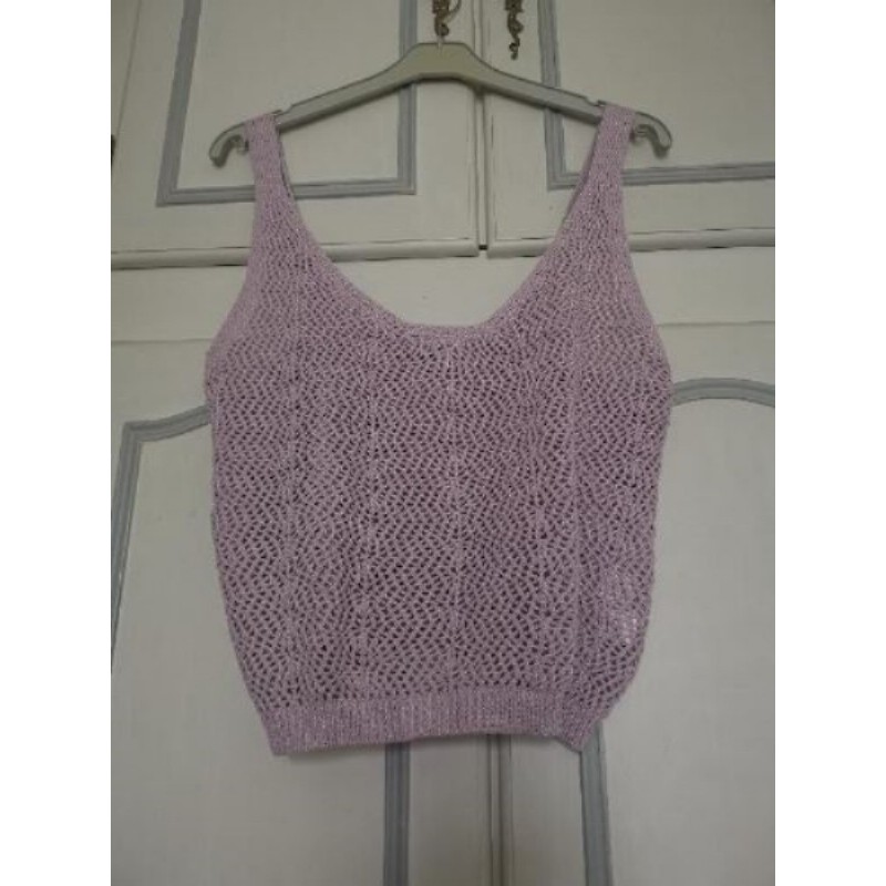 Top crop Lefties mauve XL