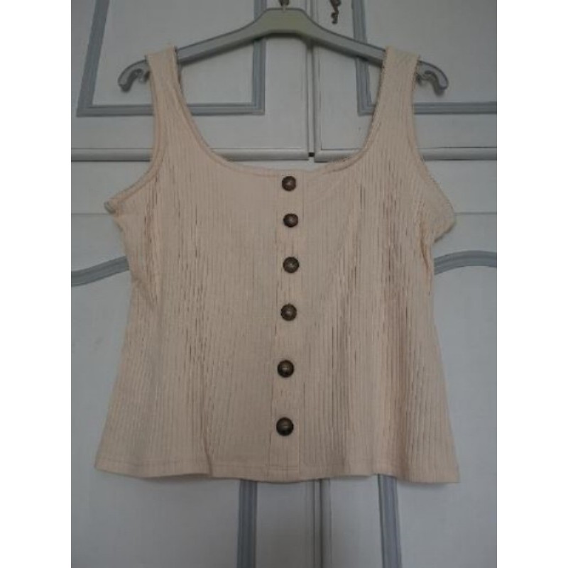 Top beige Kiabi taille XL