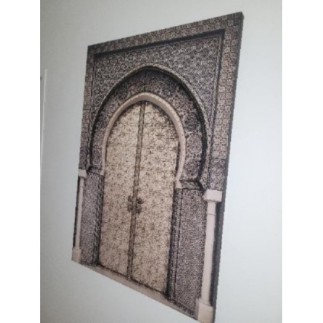 Grande Toile abstrait beige 