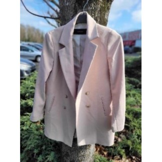 Blazer rose poudré zara taille M