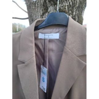 Ensemble BLAZER +PANTALON kaki coupe droite PRIMARK Taille s blazer et pantalon T40